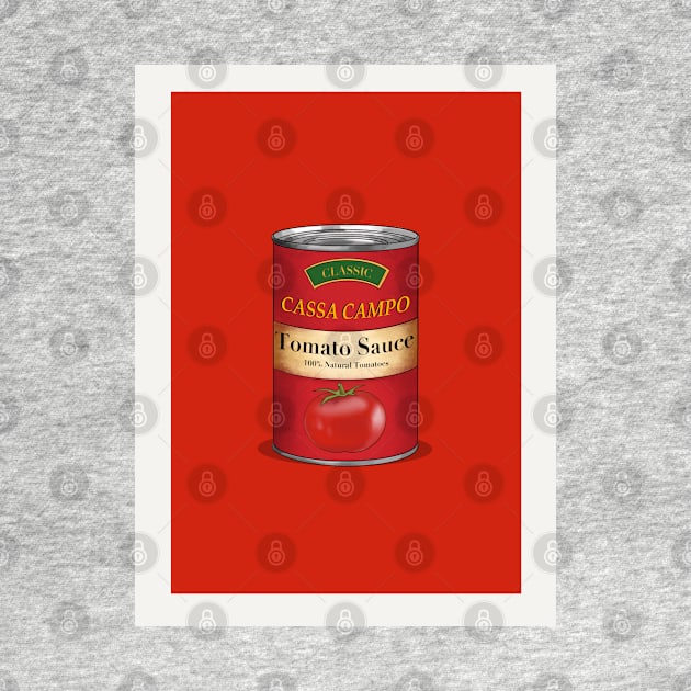 Spaghetti tomato sauce kitchen print by Holailustra